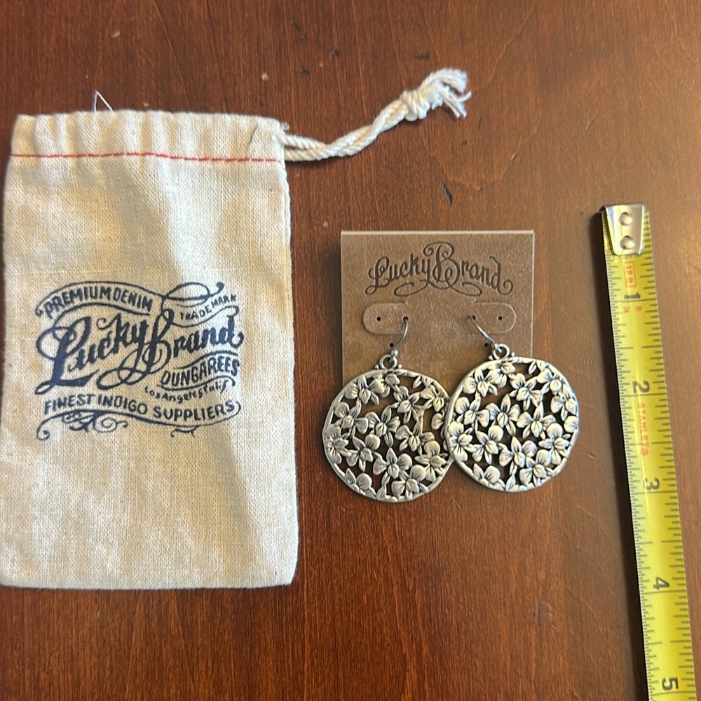 Lucky Brand silver earrings